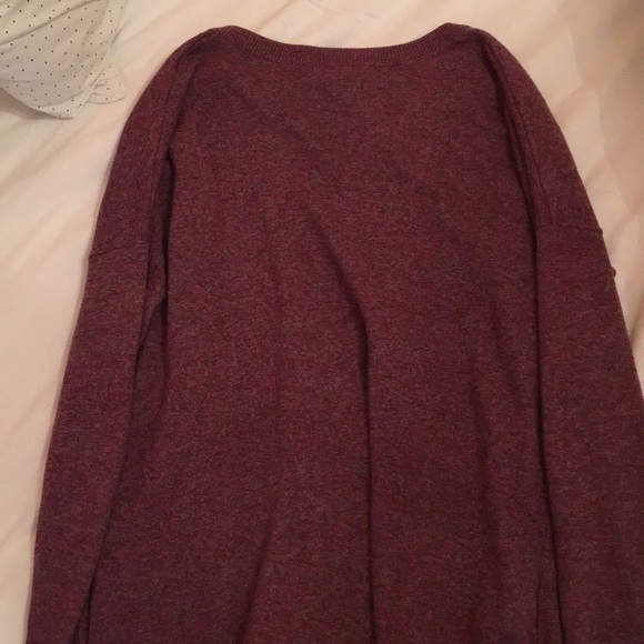 Burgundy Eddie Bauer Sweater - Picture 3 of 5